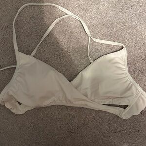 White PINK bathing suit Top